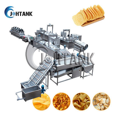 Lini Produksi Kentang Goreng Beku 500kg / H, Mesin Kentang Goreng Otomatis Sepenuhnya