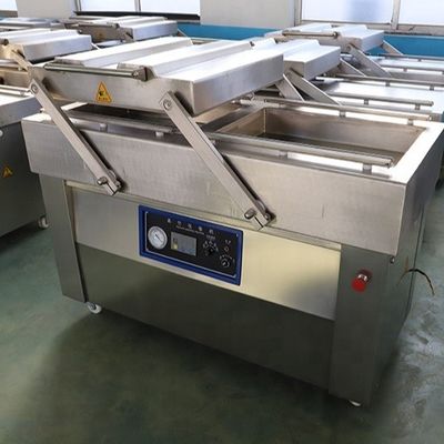 Makanan Daging Sosis Sayuran Beras Dual Chamber Vacuum Sealer Komersial