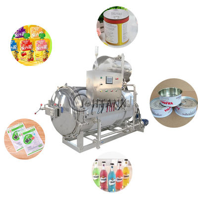 Makanan Tuna Kalengan Autoclave Retort Sterilizer Kontrol PLC