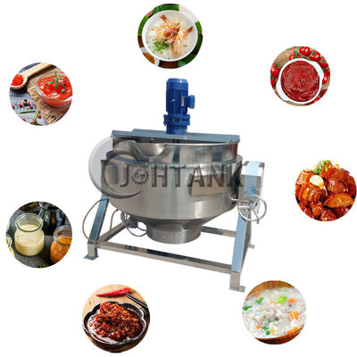 Ketel Memasak Ketel Ganda Stainless Steel Dengan Mixer