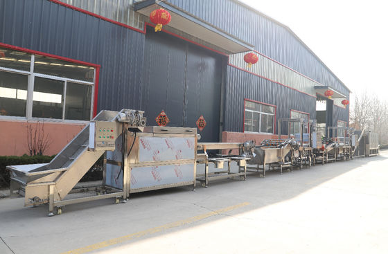 1000kg / H Lini Produksi Keripik Kentang Kentang Goreng