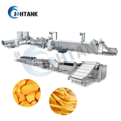 Mesin Pembuat Wafer Kentang Otomatis CE 1000kg / H
