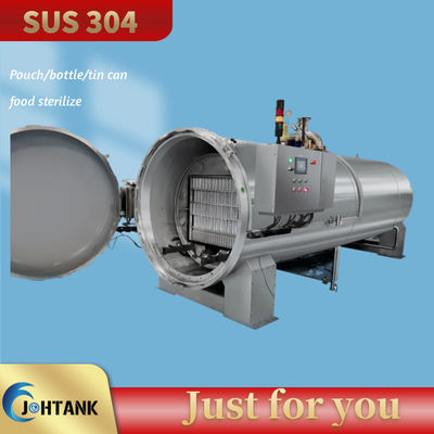 Mesin Sterilisasi Makanan Substrat Jamur Industri 304 Stainless Steel
