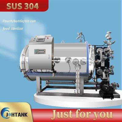 Makanan Tuna Kalengan Autoclave Retort Sterilizer Kontrol PLC