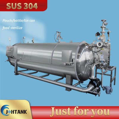 Mesin Sterilisasi Makanan Substrat Jamur Industri 304 Stainless Steel