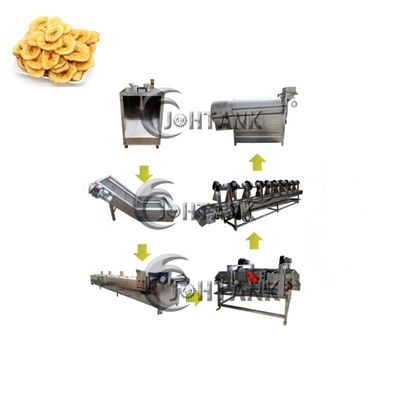 Mesin Pembuat Kentang Goreng Beku Semi Otomatis, Mesin Produksi Keripik Kentang 2000kg / jam