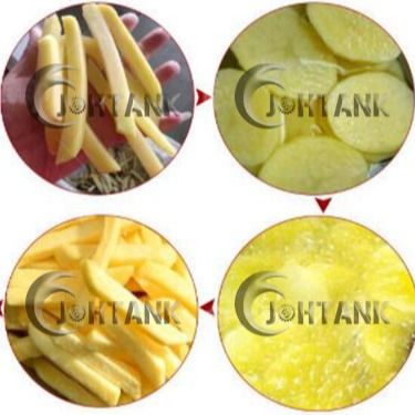 Mesin Pembuat Kentang Goreng Beku Industri, Mesin Pembuat Keripik Pisang 2000kg / jam