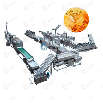 Lini Produksi Kentang Goreng Beku Semi Otomatis 2000kg / H