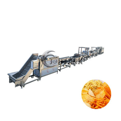 Lini Produksi Kentang Goreng Beku Semi Otomatis 2000kg / H