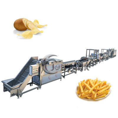 Keripik Kentang Snack Lini Pengolahan Kentang Goreng Beku 500kg/jam