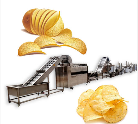 500kg / jam Snack Frozen French Fries Processing Line