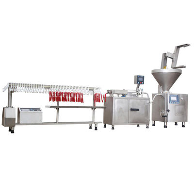 304 Lini Produksi Sosis Stainless Steel, Mesin Pembuat Sosis Babi