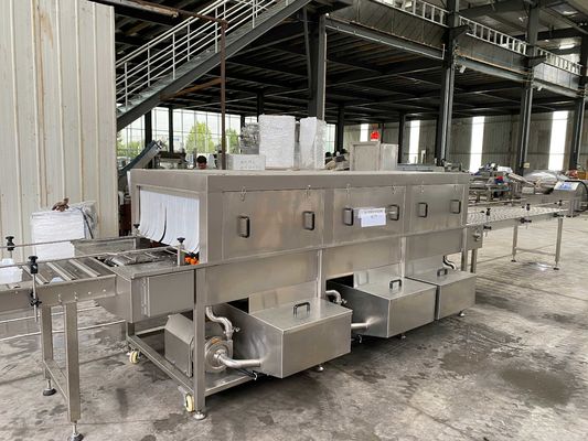 Mesin Cuci Peti Plastik Semprot Tinggi Komersial