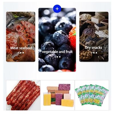 Makanan Sayuran Beras Mesin Vacuum Sealer Kamar Ganda 1.5KW