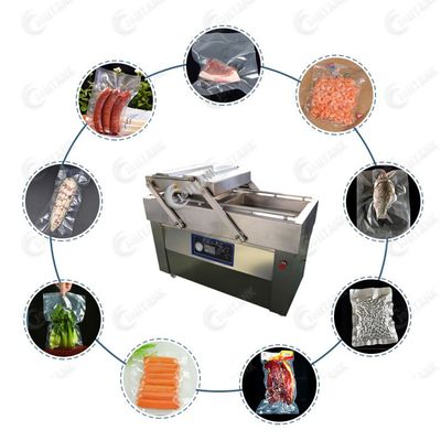 Mesin Pengemas Vakum Ruang Ganda Daging Ayam