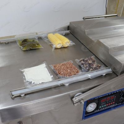 Makanan Instan Retort Pouch Beef Denky Double Chamber Vacuum Sealer