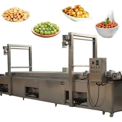 304 Stainless Steel Mesin Penggorengan Terus Menerus Makanan Kembung Squid Ring Drumstick