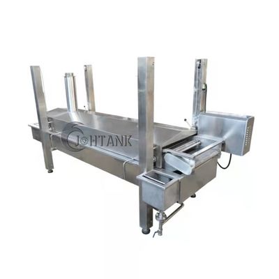 304 Stainless Steel Mesin Penggorengan Terus Menerus Makanan Kembung Squid Ring Drumstick