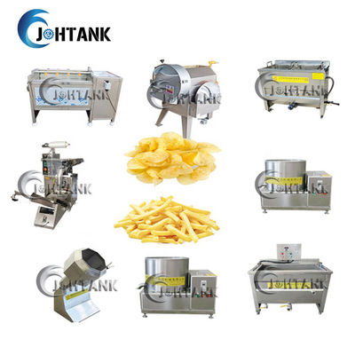 Lini Produksi Keripik Pisang Kentang Goreng Kentang Beku 500kg / jam